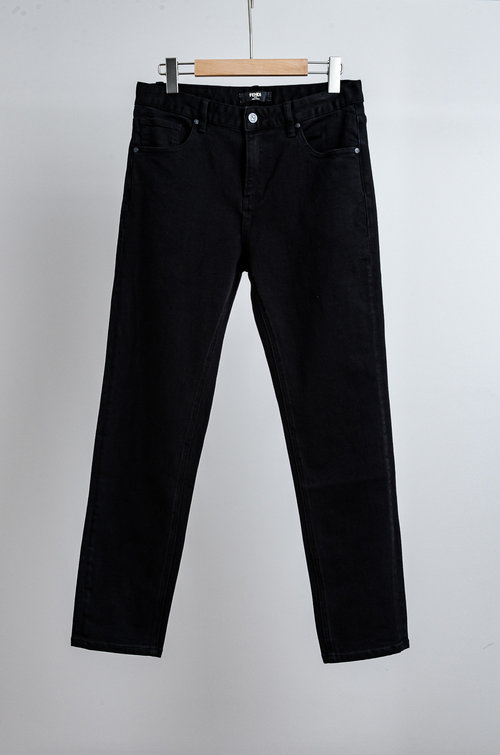Fendi Stylish Straight Jeans with Delicate Details