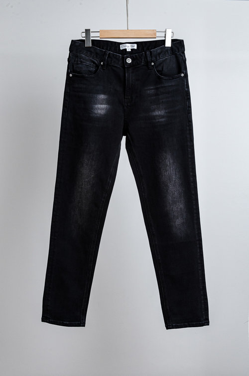 Dior Stylish Straight Jeans with Delicate Details