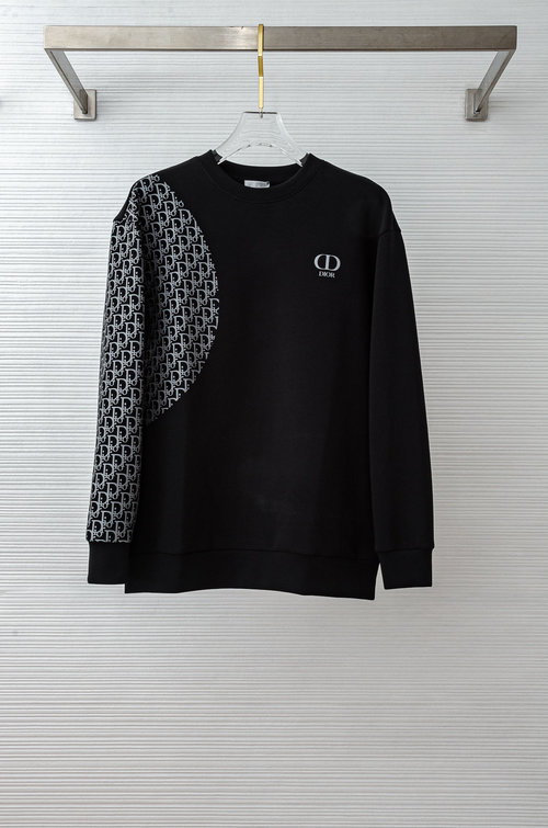 Dior Comfortable and Stylish Round-neck Pullover Sweatshirt