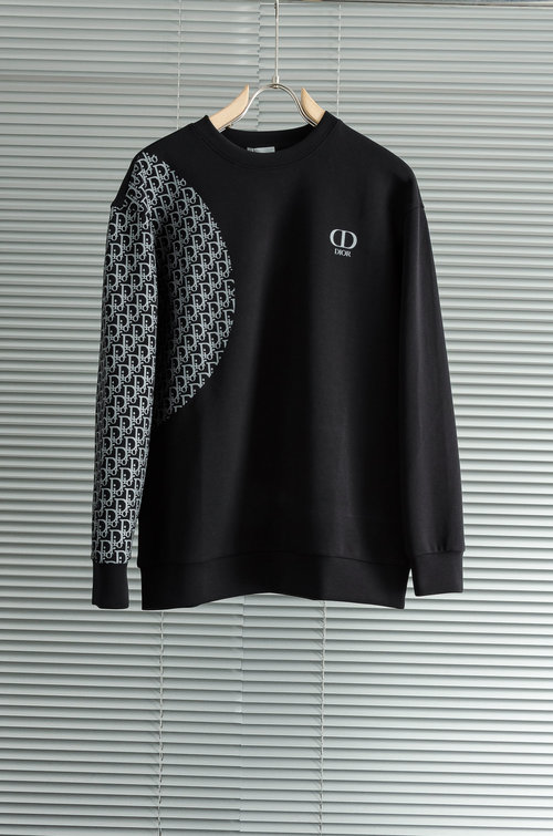 Dior Comfortable and Stylish Round-neck Pullover Sweatshirt