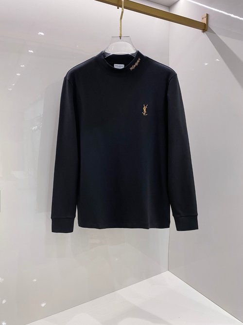 Yves Saint Laurent Fashionable Long-sleeved T-shirt with Good Comfort