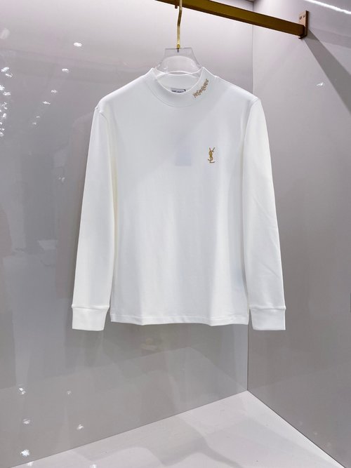 Yves Saint Laurent Fashionable Casual Long-sleeve T-shirt with Good Comfort