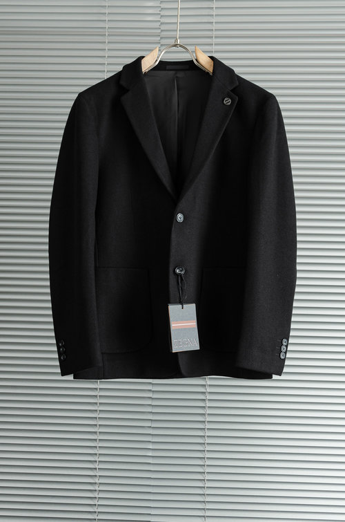 Zegna Wool-blend Knitted Casual Suit Jacket