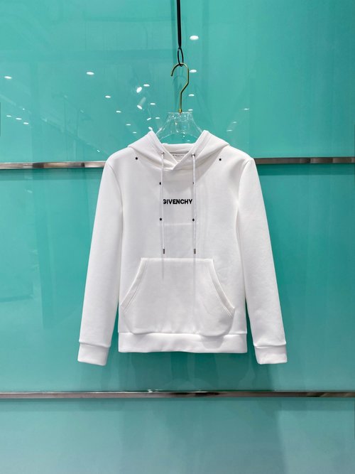 Givenchy Air-Layer Pullover Hoodie with Printed Design