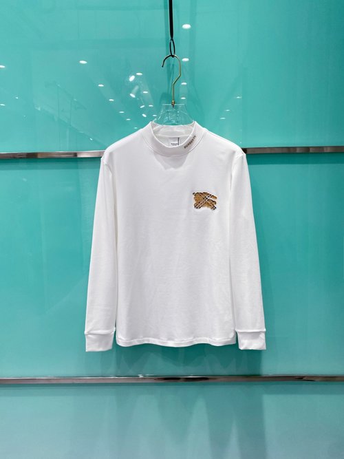 Burberry Imported Cotton T-shirt with Logo