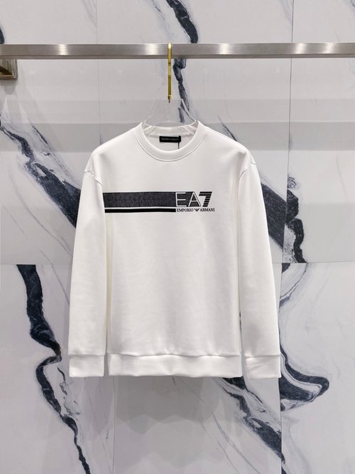 Armani Unisex Fashion Printed Round Neck Sweater