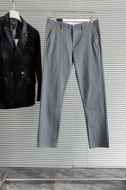 Hermes Luxury Casual Straight-Leg Trousers
