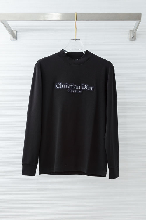 Dior Versatile Long-Sleeve T-Shirt with Embroidery