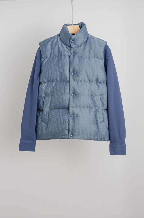 Dior Custom Jacquard Down Vest, Warm and Easy to Care For