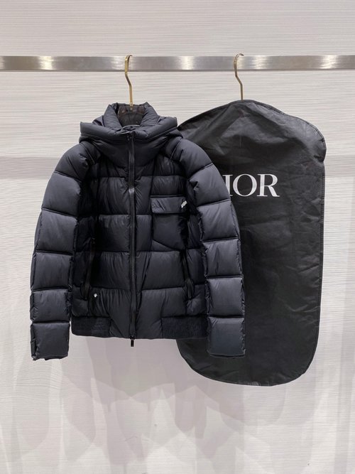 Dior Stylish Down Jacket with Small Logo