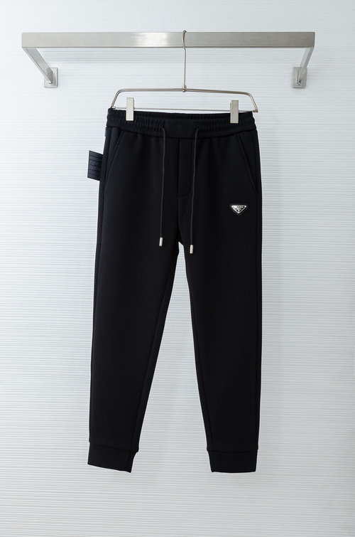 Prada Cozy and Fashionable Fleece - Lined Sweatpants