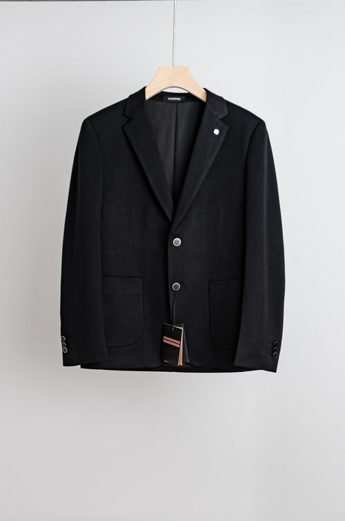 Zegna Wool Blend Knit Blazer for Stylish Comfort