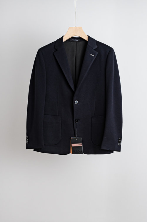 Zegna Wool Blend Knit Blazer for Stylish Comfort