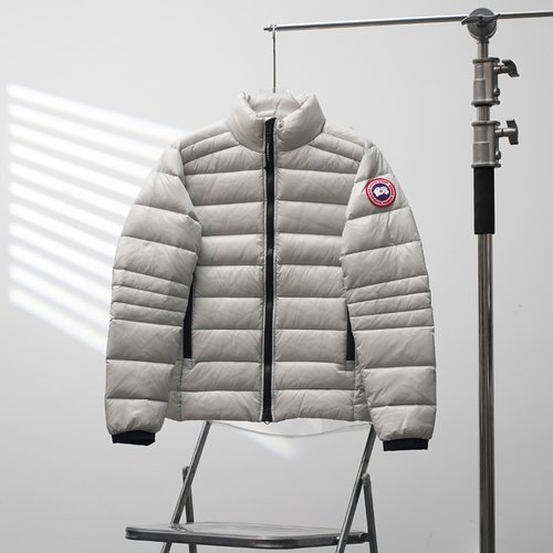 Canada Goose Cuff Logo Stand Collar Down Jacket