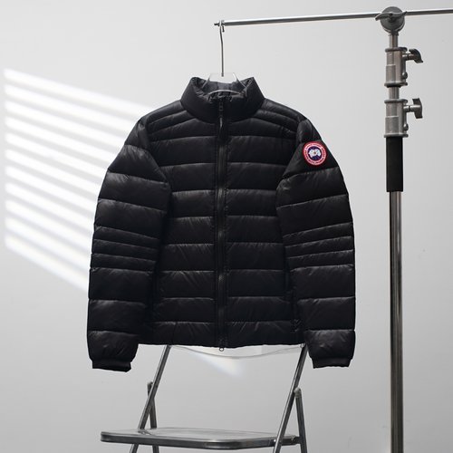 Canada Goose Cuff Logo Stand Collar Down Jacket