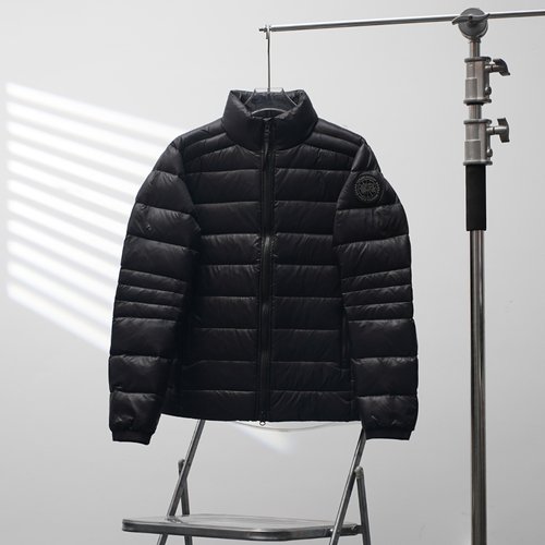 Canada Goose Cuff Logo Stand Collar Down Jacket