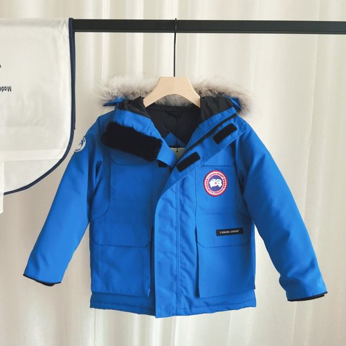 Canada Goose Kids Goose Down Jacket Set Removable Hood Fur Collar