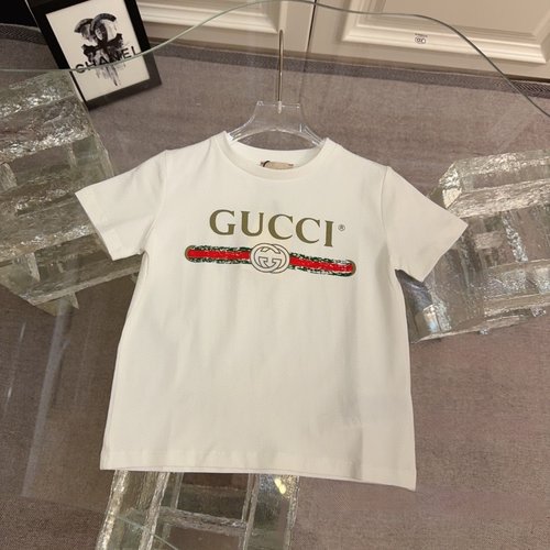 Gucci Kids Classic Short Sleeve T-Shirt, Soft & Comfortable