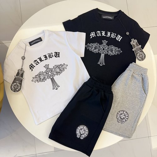 Chrome Hearts Premium Cotton Kids Set (Boys & Girls) - Comfortable & Stylish