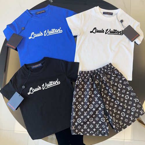 LV High-end Kids Cotton Sets for Boys & Girls