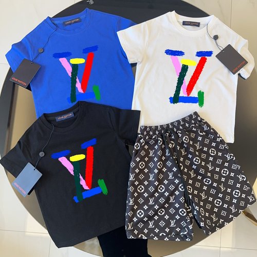 LV High-End Kids Cotton Sets for Boys & Girls 