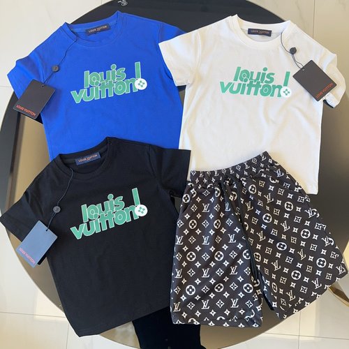 LV High-end Kids Cotton Set for Boys & Girls 
