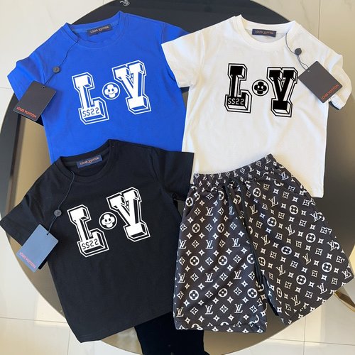 LV Premium Kids Cotton Sets for Boys & Girls Comfortable & Stylish