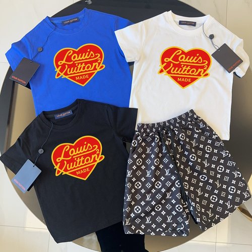 LV Kids Cotton Set, Comfortable & Stylish 