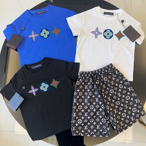 LV Premium Unisex Kids Cotton Set - Comfortable Stylish