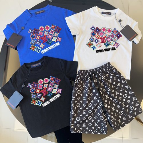 LV Premium Unisex Kids Cotton Set 