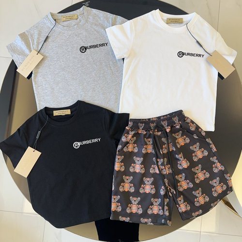 Burberry Unisex Kids Cotton 2-Piece Set - Comfortable & Stylish