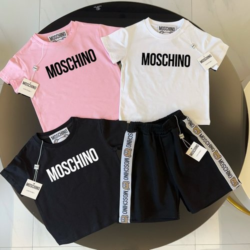 Moschino Unisex Kids Cotton Outfit Set - Comfortable & Stylish 