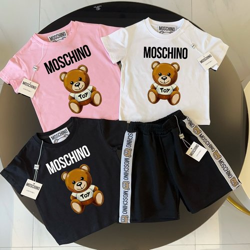 Moschino High-end Kids Cotton Set for Boys & Girls