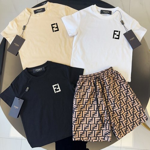 Fendi Kids Premium Cotton Set for Boys & Girls