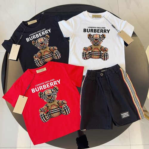Burberry Comfortable Stylish Cotton Kids Set