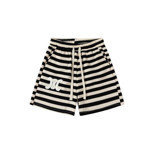 Celine Kids Striped Jacquard Cotton Summer Shorts 