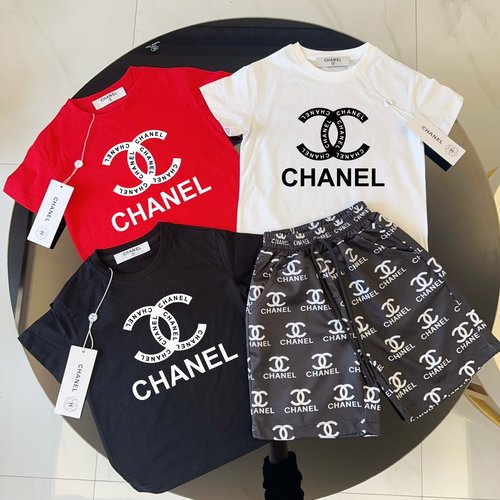 Chanel Premium Unisex Kids Cotton Set - Comfortable Stylish