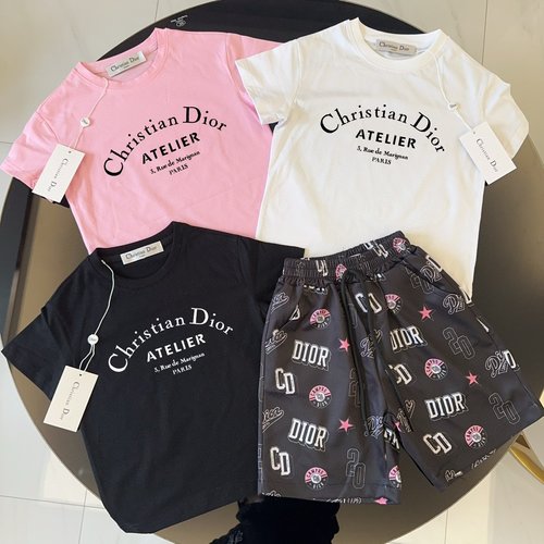 Dior Kids Cotton Outfit Set - Comfortable & Stylish 