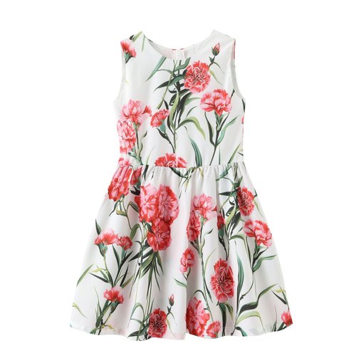 D & G Girls Premium Print Sundress - Comfortable & Stylish