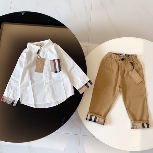 Burberry Boys Premium Cotton Outfit - Comfortable & Stylish
