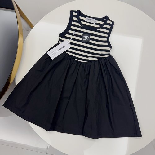 Chanel Girls Premium Cotton Dress, Comfortable & Stylish