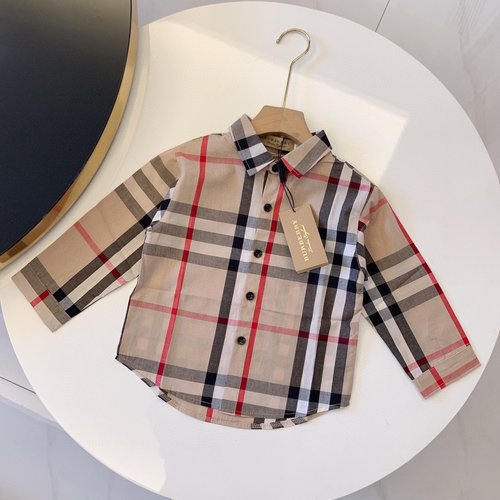 Burberry Classic Plaid Cotton Shirt for Boys & Girls