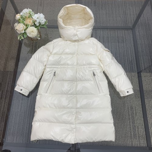 Moncler Unisex Kids Long Goose Down Jacket Cavettaz 