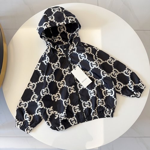 Gucci Unisex Kids High-End Trench Coat Comfortable Stylish