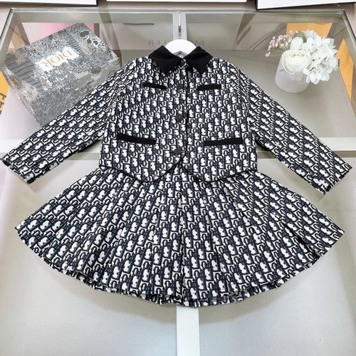 Dior Girls Premium 100 Cotton Dress Set - Comfortable & Cute 