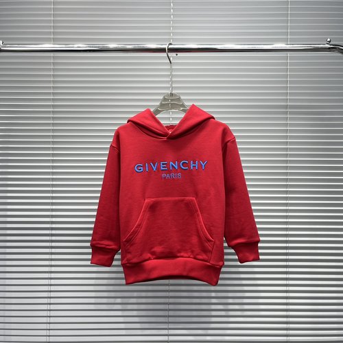 Givenchy Kids Cotton Sweatshirt with Embroidery & Pocket 