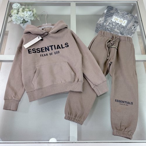 Essentials Unisex Kids Premium Fleece Set - Cotton & Front Graphic