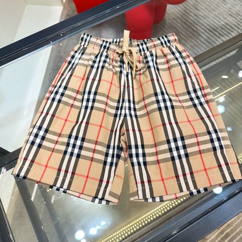 Burberry Unisex Kids High-End Cotton Shorts Comfy & Stylish 