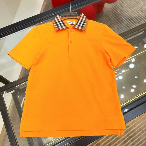 Burberry Unisex Kids Premium Cotton Polo Shirt - Comfortable & Stylish