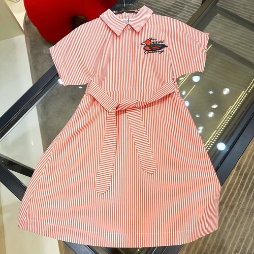 Burberry Girls High-End Cotton Dress Comfortable & Stylish